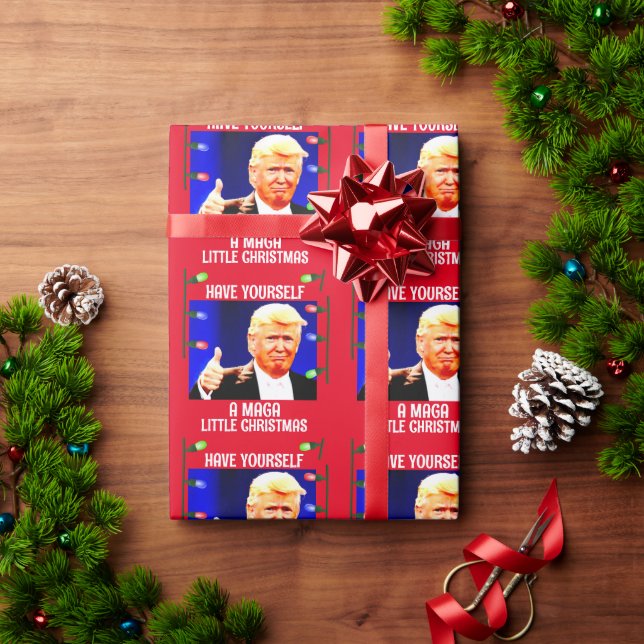 DONALD TRUMP MAGA PEQUEÑOS Navidades ENVÍO PAPEL (Regalo de vacaciones)