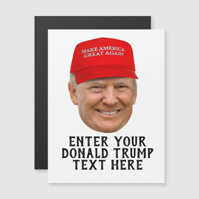 DONALD TRUMP MAGA PERSONALIZADA (Anverso/Reverso)