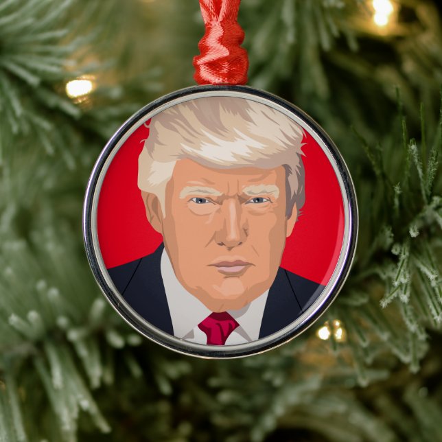 DONALD TRUMP NAVIDAD Ornamento (Árbol)
