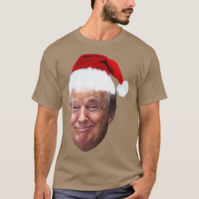 Donald Trump Navidades Camiseta Graciosa MAGA sant (Anverso)