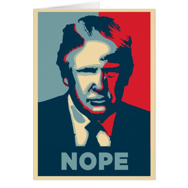donald trump nope (Frente)