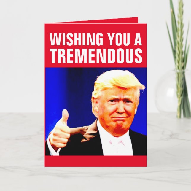 DONALD TRUMP NUEVAS TARJETAS DE REUNIÓN (Anverso)