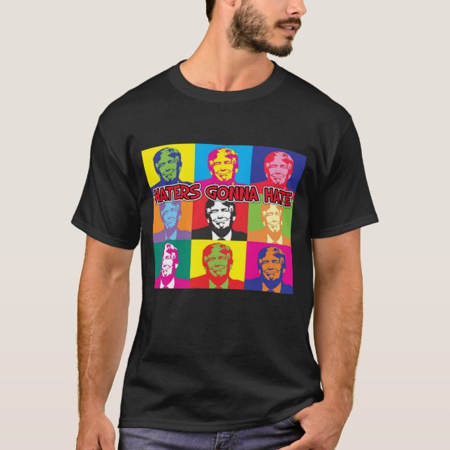 DONALD TRUMP ODIA LAS CAMISETAS DE ODIO (Anverso)
