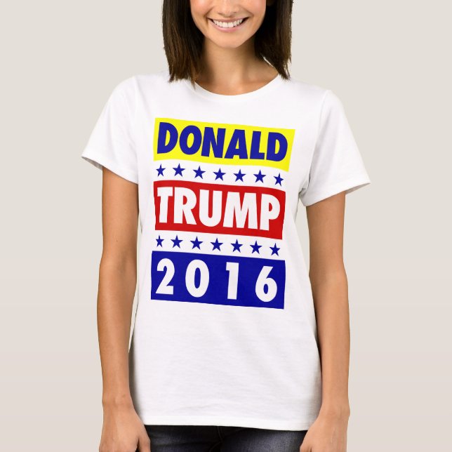 Donald Trump para la camiseta 3 del presidente (Anverso)