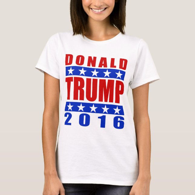 Donald Trump para la camiseta del presidente 2016 (Anverso)