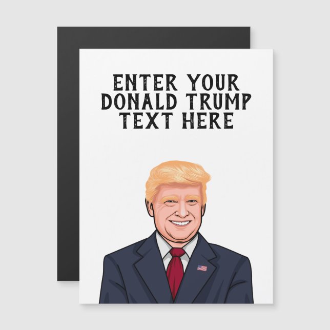 DONALD TRUMP PERSONALIZADO (Anverso/Reverso)