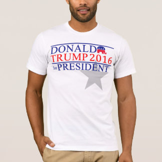 Donald Trump por la camiseta del presidente