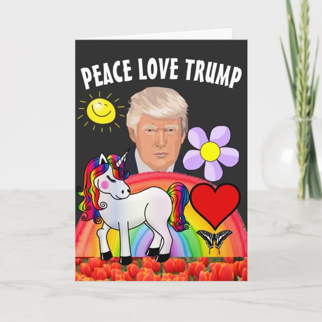 DONALD TRUMP RAINBOW UNICORN TODAS LAS TARJETAS DE (Anverso)