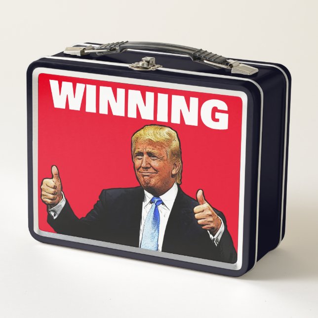 DONALD TRUMP RETRO BOLSA METALIZADO DE GANADORES (Anverso)