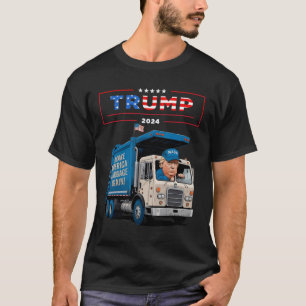 Donald Trump viaja en basura camiseta