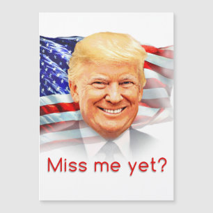 ¿Donald Trump ya me ha echado de menos?