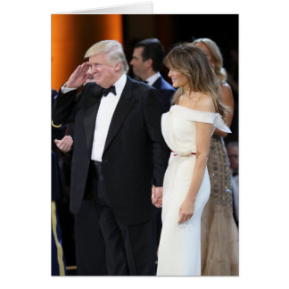 Donald y Melania Trump en el día de la investidura