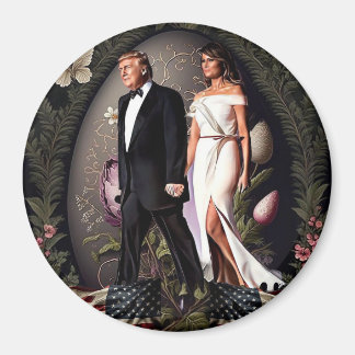Donald y Melania Trump, un imán de pascua