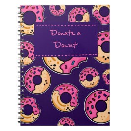 Donar un donut - Cuaderno divertido y estético