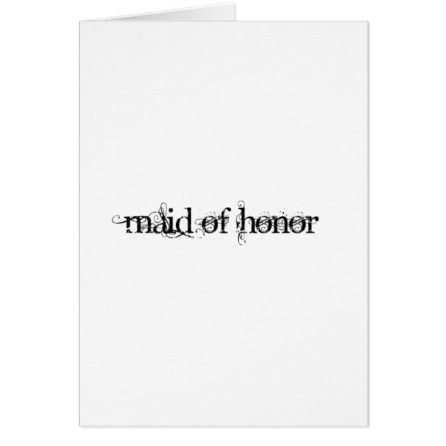 doncella de honor (Frente)