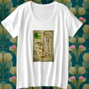 Doncellas de la Música Art Nouveau Ilustración Vin