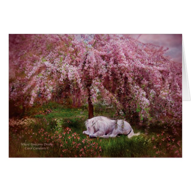 Donde ArtCard ideal del unicornio (Anverso (Horizontal))