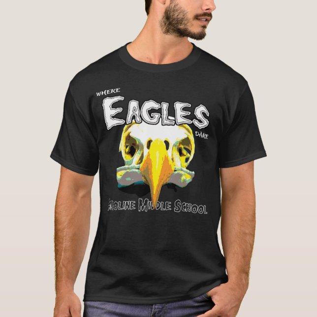 Donde EAGLES se atreve a la camiseta (Anverso)