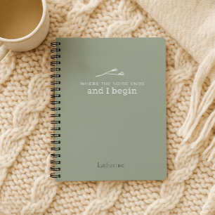 Donde el ruido termina el cuaderno del diario prin