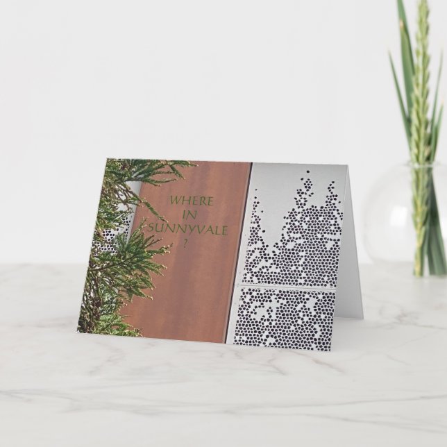 ¿Dónde en Sunnyvale? (Anverso)