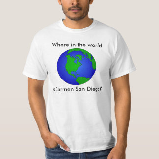 ¿Dónde es Carmen San Diego? Camisa