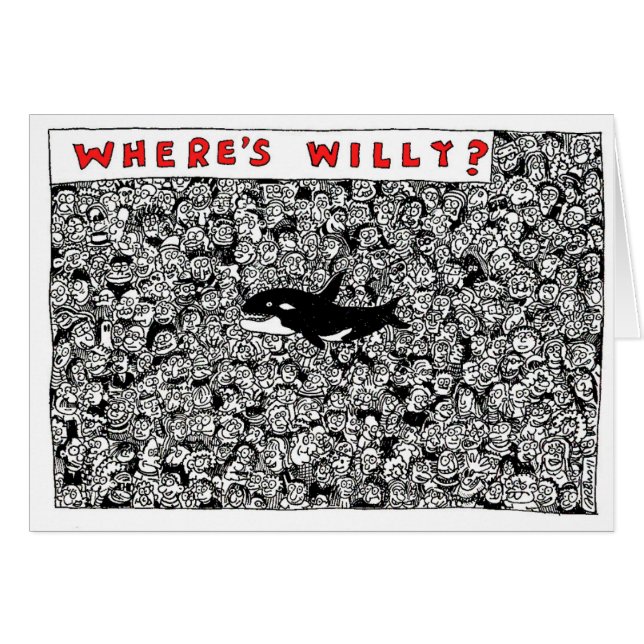 Donde está el dibujo animado de Willy de Sam (Anverso (Horizontal))