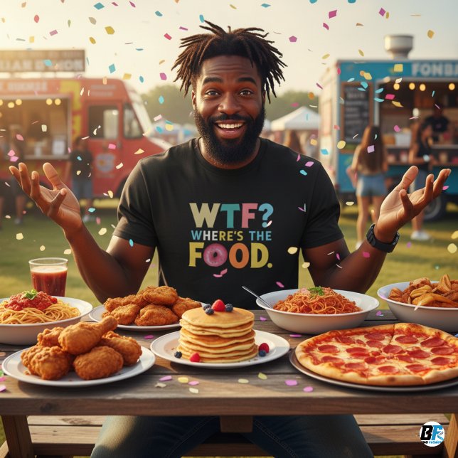 ¿Dónde está la camiseta de comida de los hombres? (Subido por el creador)