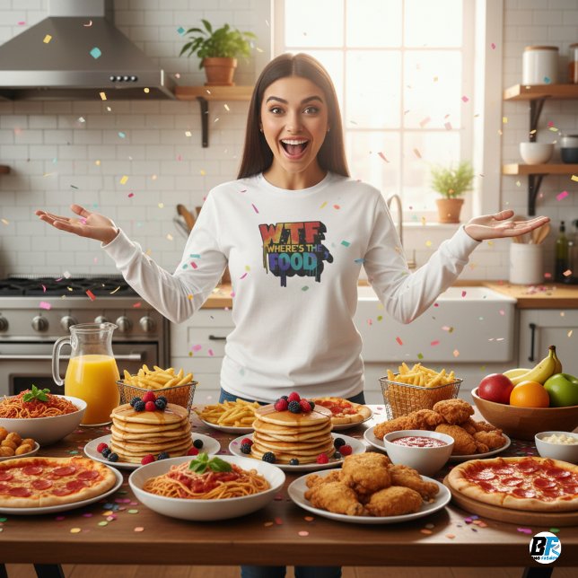 ¿Dónde está la camiseta de comida de los hombres? (Subido por el creador)