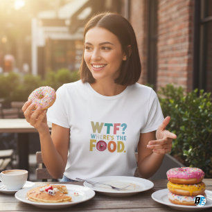 ¿Dónde está la camiseta de comida para hombres