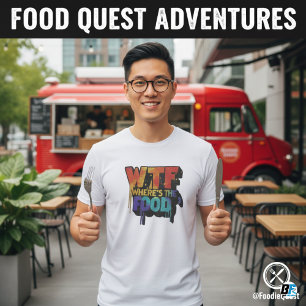 ¿Dónde está la camiseta de comida para hombres?