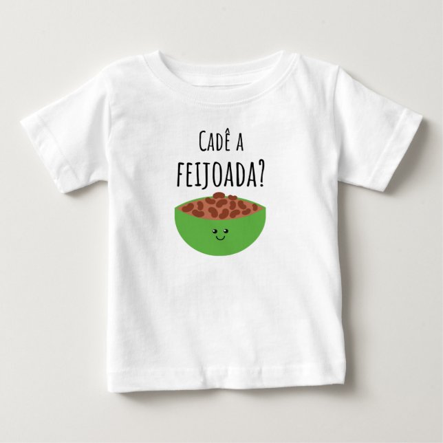 ¿Dónde está la feijoada? Camiseta de bebé brasileñ (Anverso)