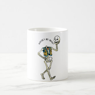 ¿Dónde Está Mi Mente Taza De Café Divertida De Hal