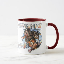 ¿Dónde está mi paquete del jet? Taza