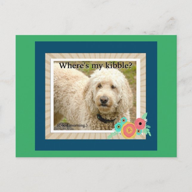 ¿Dónde está mi postal de Buenos Días? (Anverso)