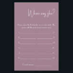 ¿Dónde estaba? Volante de la tarjeta de juego de d<br><div class="desc">Haz que sea tuyo agregando tu texto. Para acceder a las herramientas de edición avanzadas,  vaya a "Personalize" (Personalizar),  desplácese hacia abajo y pulse el enlace "click to personalizar more" (hacer clic en más ). Para obtener más diseños coincidentes,  haga clic en el enlace "Otros productos de esta colección"</div>