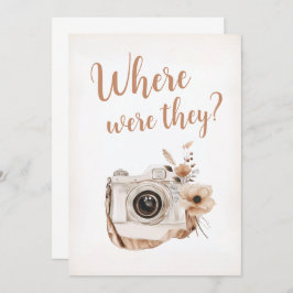 Dónde Estaban Las Duchas De Novias Tarjeta De Rótu