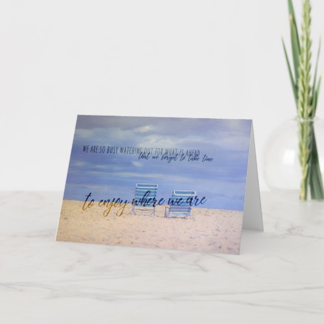 DÓNDE ESTAMOS SIENDO Tarjeta De Saludo (Anverso)