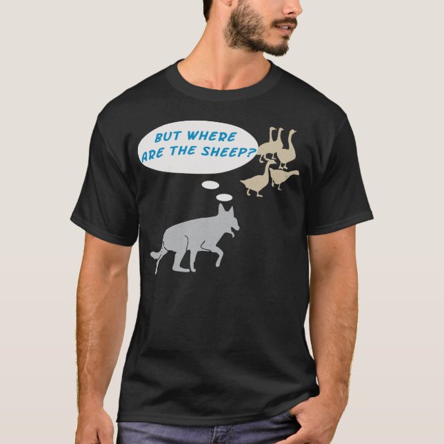 ¿Dónde Están Las Ovejas? camiseta v3 (Anverso)