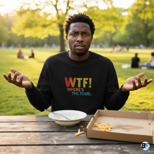 ¿Dónde están las sudaderas de comida para hombres?