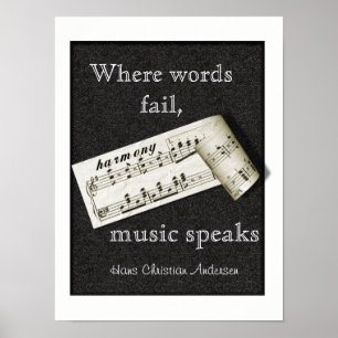 Donde fallan las palabras — Arte Poster