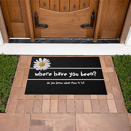 Donde Has Estado Alfombra Divertida de Puerta