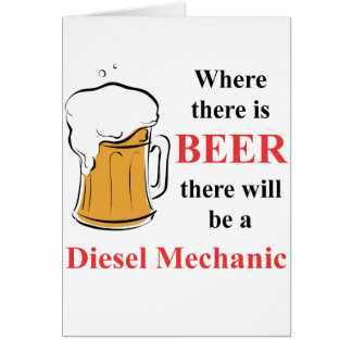 Donde hay cerveza - mecánico diesel