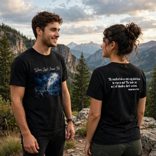 Donde la Luz Me Encontró - Camiseta Cristiana