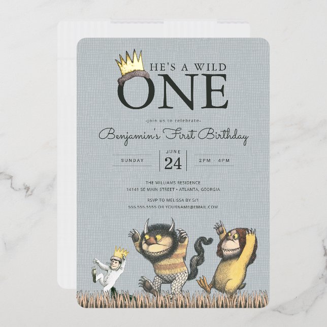 Donde las cosas salvajes son la invitación de cump (Sobre)