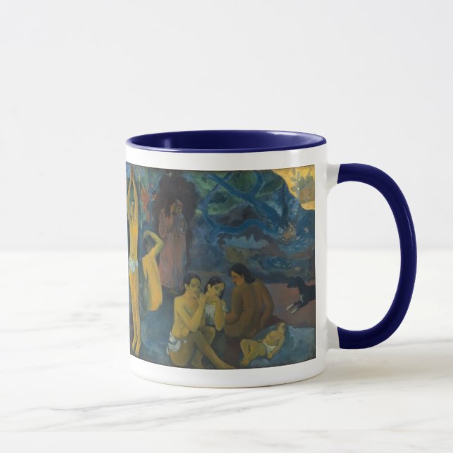 "Donde lo haga venimos de?" - Taza de Paul Gauguin (Derecha)