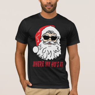 Donde mi ho en la camiseta del navidad de Papá