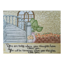 Donde Tus Pensamientos Te Llevan - Arte de Pared