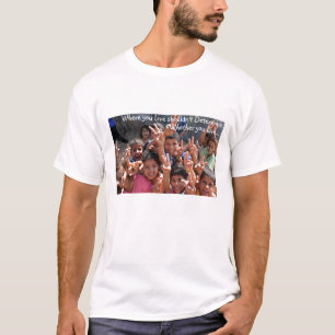 Donde usted vive camiseta