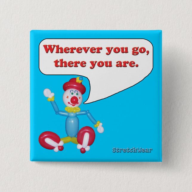 Dondequiera que usted vaya botón (Anverso)