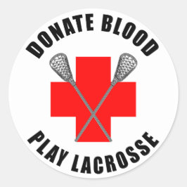 Done a los pegatinas de LaCrosse del juego de la